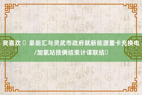 我喜欢 ‌豪能汇与灵武市政府就新能源重卡充换电/加氢站技俩结束计谋联结‌